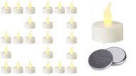 20x LED SVIEČKA + dekoratívne batérie do čajovej sviečky