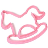 FOREM OF COOKIES baby shower girl HORSE trblietky