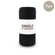 Niť SINGLE Pure COCONS čierna MERINO