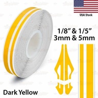 DARK YELLOW 9/16" Vinyl Roll Pinstriping Pin St