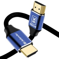 Kábel HDMI - Kábel HDMI 2.1 8K 60HZ 4K 120HZ 48Gbps 7680 x 4320 pix 2m