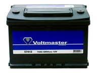 BATÉRIA VOLTMASTER 57402 12V 74Ah 680A P+