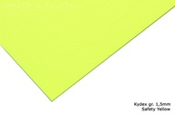 Kydex Safety Yellow - hrúbka 200x300 mm. 1,5 mm