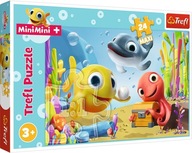 PUZZLE MAXI 24 ELEMENTOV. ŠŤASTNÉ RYBIE MINIMINI KOCKY