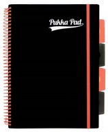 Zápisník PUKKA PAD Neon Black B5, oranžový