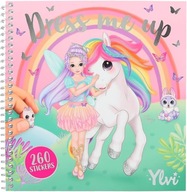 Omaľovánka s nálepkami YLVI DEPESCHE DRESS ME UP Unicorns