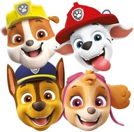 PAW PATROL CHASE SKYE RUBBLE PAPIEROVÉ MASKY 8 KS