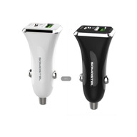 NABÍJAČKA DO AUTO 2 X USB 3A +2,4A ČIERNA