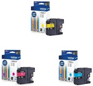 3x BROTHER INK COLORS LC525XL DCP-J100 DCP-J105