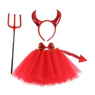 DEVIL OUTFIT DEVIL BRIDAL HALLOWEEN SET