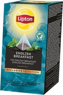 Lipton English Breakfast čierny čaj v pyramídach 25 ks