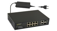 PoE switch Pulsar SF108-90W 12 portov čierny