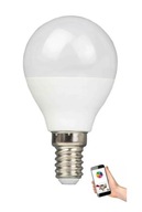 LED BALL SMART E14 6W RGB CCT žiarovka Tuya