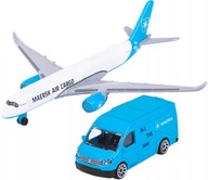 MAERSK VW Crafter + Airbus A350 Majorette Logistic METAL