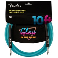 Kábel Fender Professional Glow in the Dark 10 \ 'BLU
