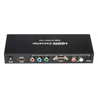 Prevodník z HDMI na VGA / YPbPr + SPDIF TOSLINK