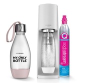 SodaStream TERRA WHITE saturátor + MOB FĽAŠA 0,5L