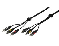 3x Cinch RCA M - 3x Cinch RCA M 2m. A/V VIVANCO