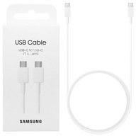 Originálny kábel SAMSUNG USB-C 3A 1,8 m 180 cm biely