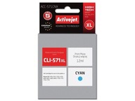 Atrament ACTIVEJET pre Canon CLI-571C XL Blue 12 ml