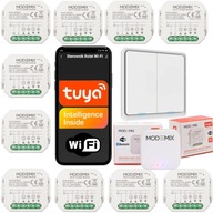 WI-FI OVLÁDAČ ROLIET Tuya Smart Set 10 ks + SPÍNAČ + ZIGBEE GATEWAY