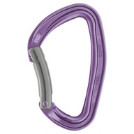 Petzl Djinn Carabiner Purple Bent Lock