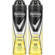 REXONA MEN Citrusový antiperspirant v spreji 2x 150ml