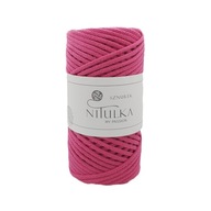 Bavlnená pletená šnúrka 3mm 200m - FUCHSIA