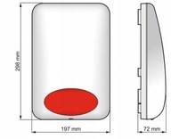 Opticko-akustické signalizačné zariadenie Satel SPL-5010 R