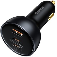 Autonabíjačka 160W, USB, 2x USB-C Baseus