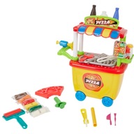 PLAYGO PLAY-DRY MODELING CREATIVE SET PIZZA FOOD TRUCK