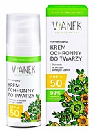 OCHRANNÝ KRÉM NA TVÁR BAMBUCKÉ MASLO A VITAMÍN E S FILTROM SPF 50 VIANEK 50ml