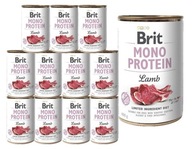 BRIT Mono Protein Lamb mokré krmivo pre psov Jahňacie mäso 12x400g