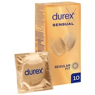 DUREX SENSUAL NO LATEX tenké kondómy, bez latexu, bez latexu, 10 ks