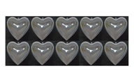 AKRYLOVÉ SRDCE BIG HEART BAUBLE SET 10