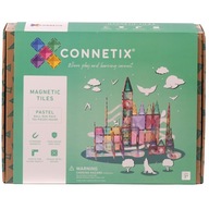 Connetix: magnetické bloky guľôčková dráha guľôčková dráha Pastel 106 vzdelávanie