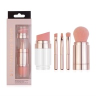 Ručné štetce na MAKE-UP v tube Rose Gold