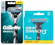 Gillette Mach3 Žiletka + 9 vložiek, vymeniteľné čepele