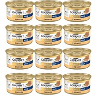 Gourmet Gold Mousse s morčacím krmivom pre mačky 85g 12 ks