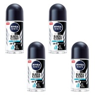 NIVEA MEN Black White pánsky antiperspirant 4 ks.