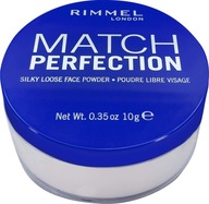 Rimmel Match Perfection Matting Transparent POWDER 001 - Dlhotrvajúci