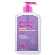 b.tan Glow Your Own Way Next Level Transparentný samoopaľovací gél 437ml