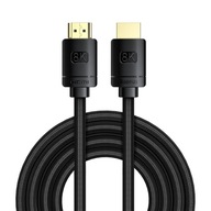 BASEUS HDMI 2.1 KÁBLOVÉ PRIPOJENIE 8K 48Gbps 120Hz eARC QMS Dynamic HDR VRR 3m