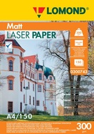 FOTOPAPIER A4 MATNÝ 300g OBOJSTRANNÝ LASER 150 hárkov