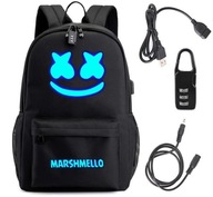 ŠKOLSKÝ BATOH MARSHMELLO USB visiaci zámok