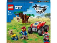 LEGO City 60300 Záchrana divokej zveri Quad Jungle Drone 74 kociek 5+