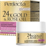 PERFECTA 24K Gold&Rose Oil krém na tvár proti vráskam 60+ 50ml