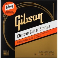 Struny pre elektrickú gitaru Gibson SEG HVR9 Vintage Reissue 9-42