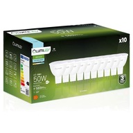 10x MR16 LED žiarovka 6W = 50W 6500K Studená 230V