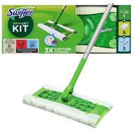 SWIFFER Mop Starter Set 11 vložiek Zelená na sucho a mokro